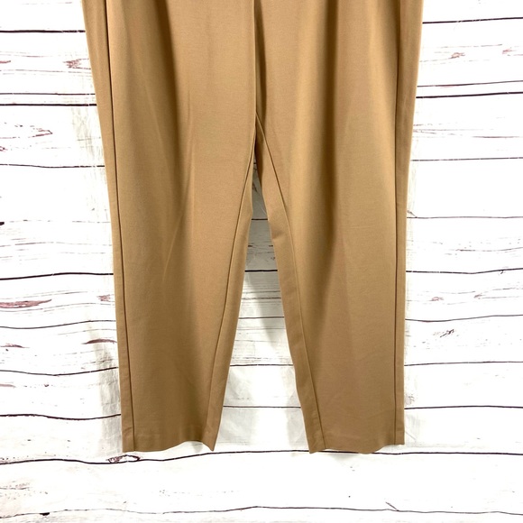 J. Jill Pants Women’s XL Camel Brown Pull On Stretch Ponte - Picture 3 of 13